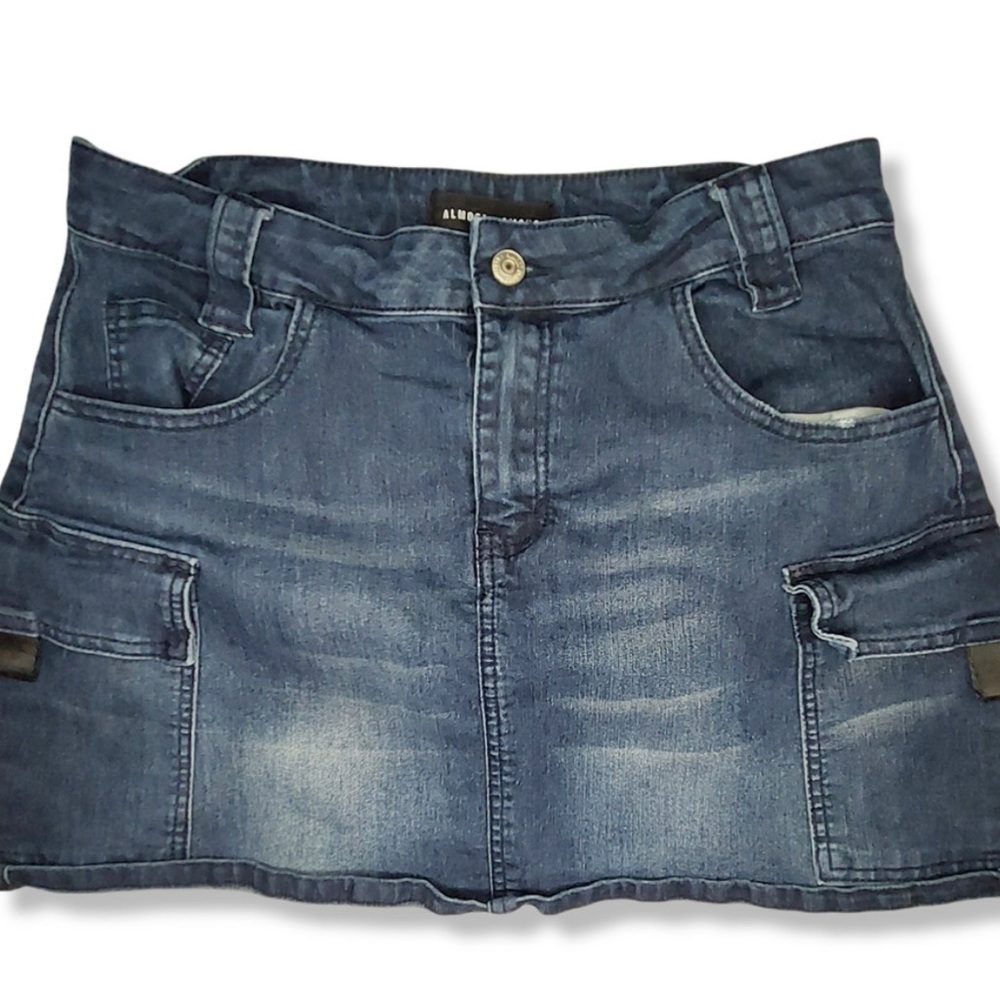 Y2k Cargo Jean Skirt